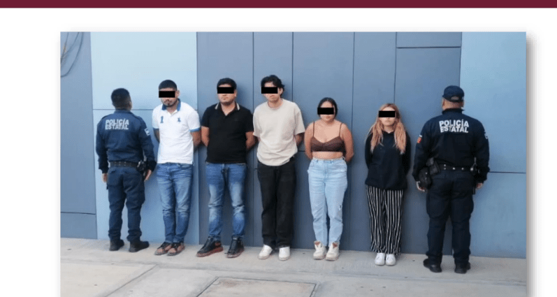 Detienen a 5 personas tras privar de libertad a una persona en Villas del Álamo