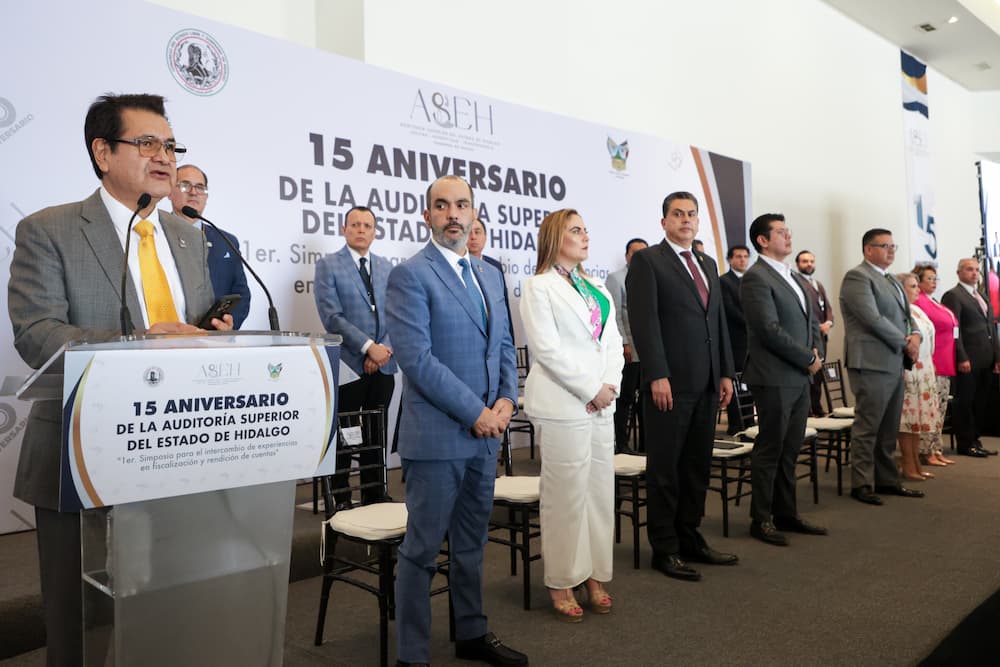 Conmemoran 15 aniversario de Auditoría Superior del Estado de Hidalgo