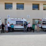 DIF Hidalgo fortalece atención a migrantes con la entrega de 3 ambulancias