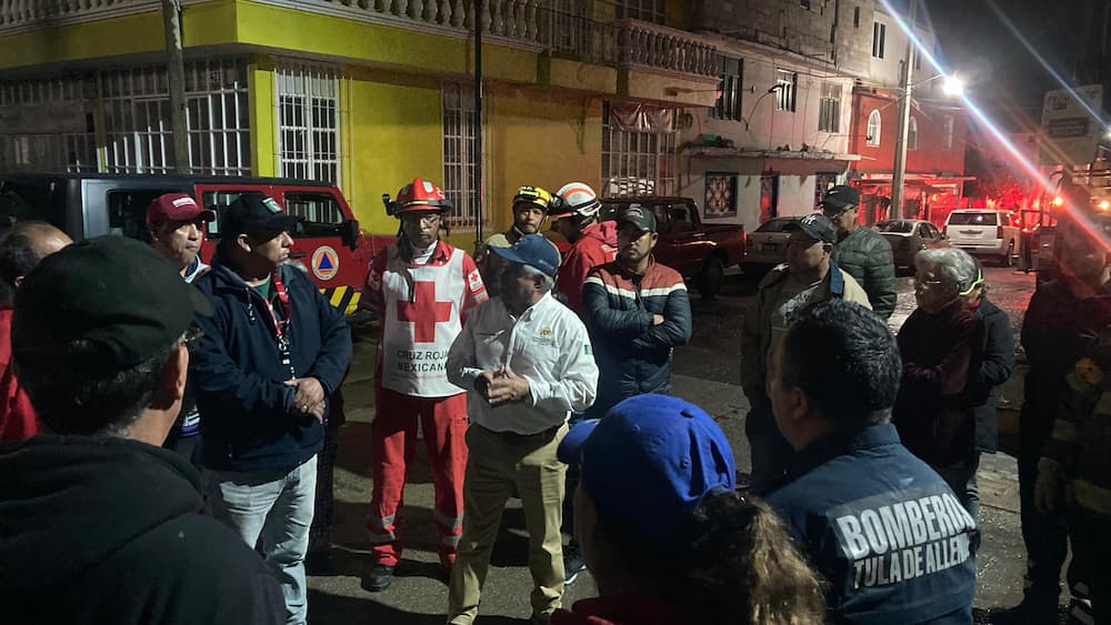 Vigilan nivel del río Tula; envían personal y maquinaria preventivamente