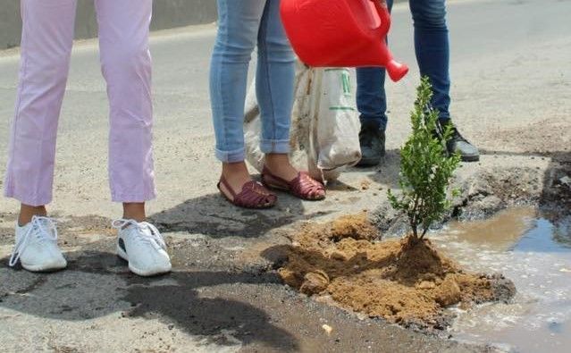 Vecinos de Mineral de la Reforma decorarán baches para pedir reparación