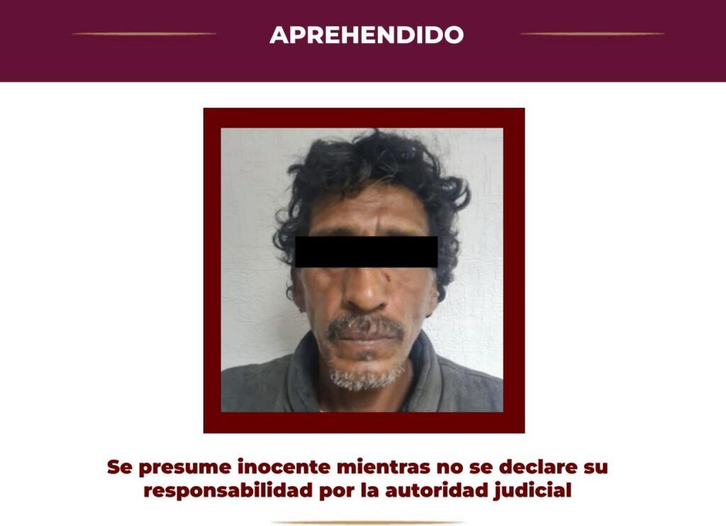 Capturan a presunto homicida de hombre en Mineral de la Reforma