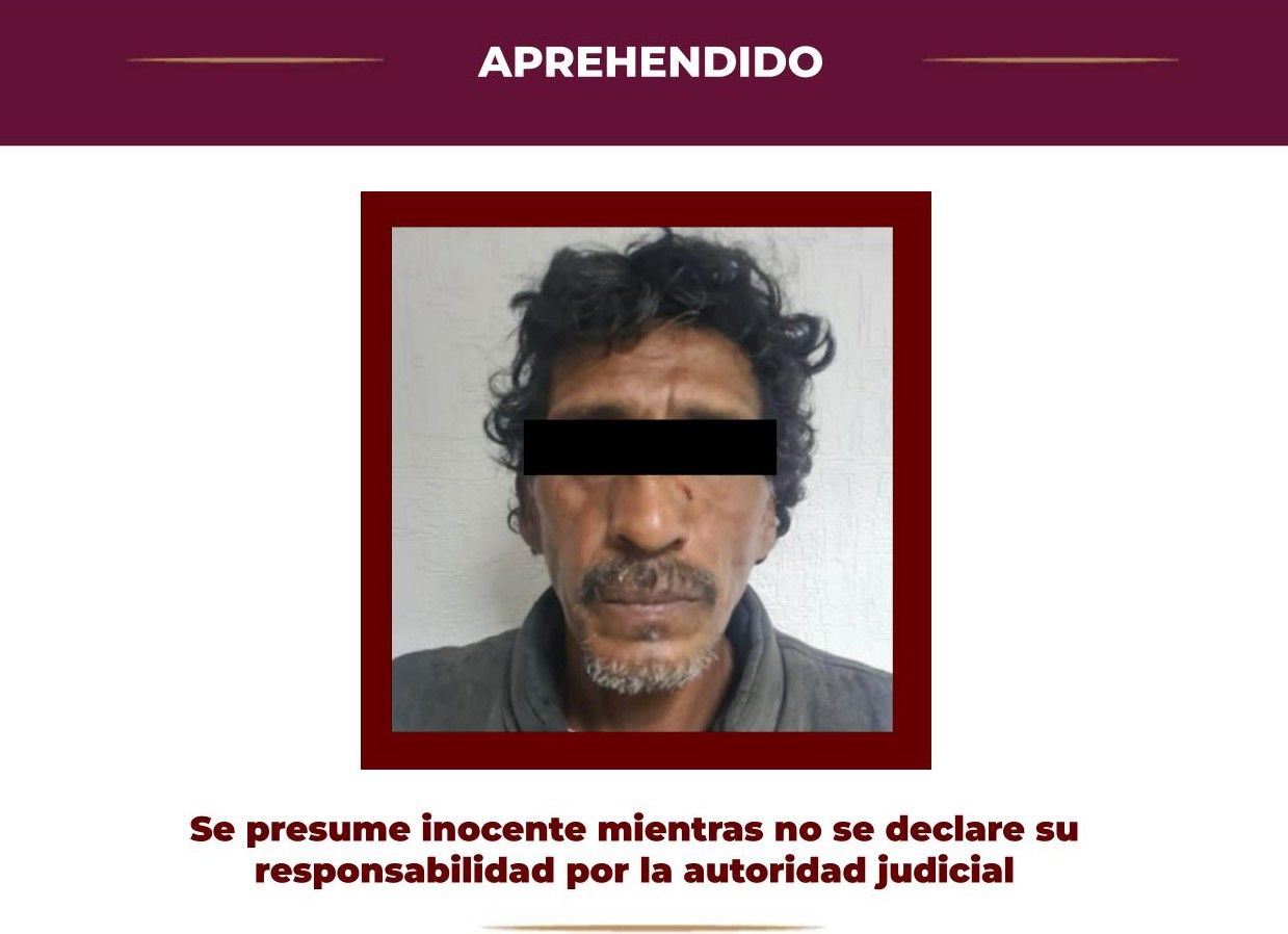 Capturan a presunto homicida de hombre en Mineral de la Reforma
