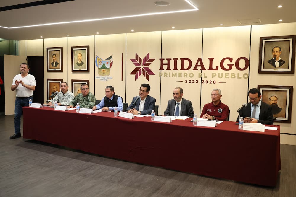 Detalla Gabinete de Seguridad acciones realizadas en Hidalgo