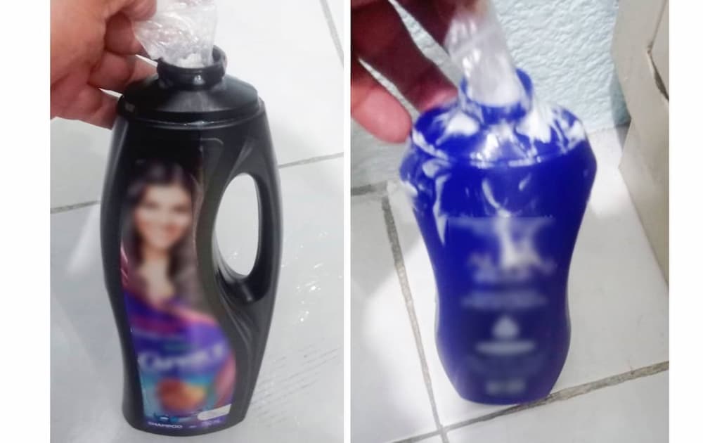 En botellas de shampoo, mujer intenta meter droga a Cereso de Hidalgo