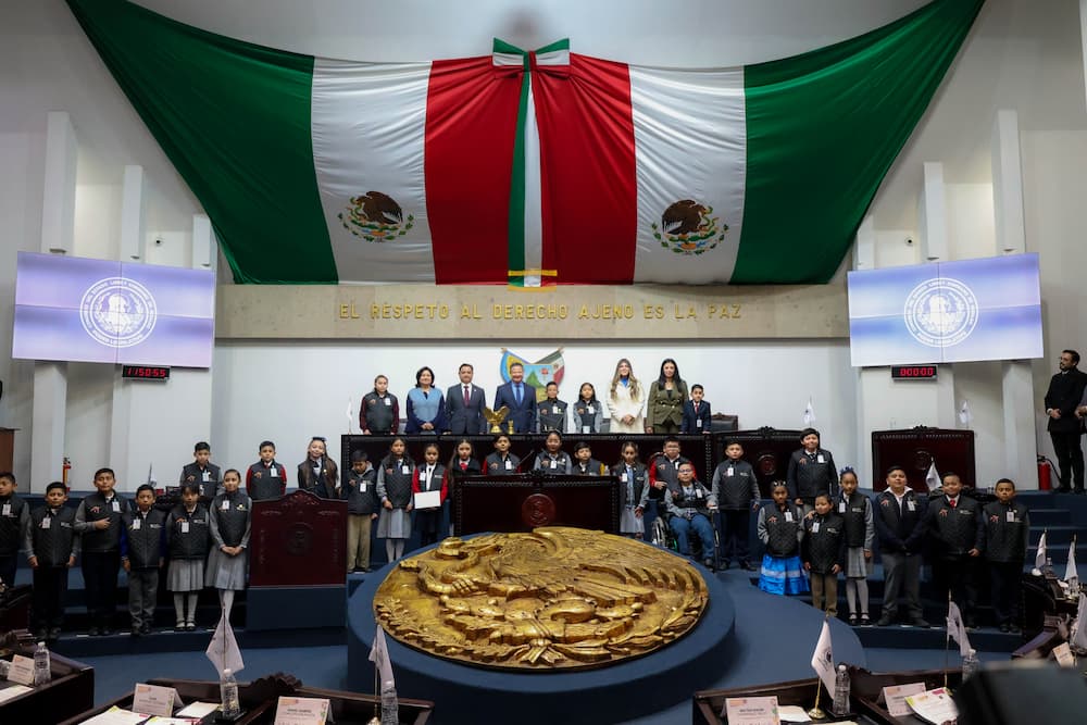 Menchaca Salazar reconoce la conciencia cívica de las infancias hidalguenses