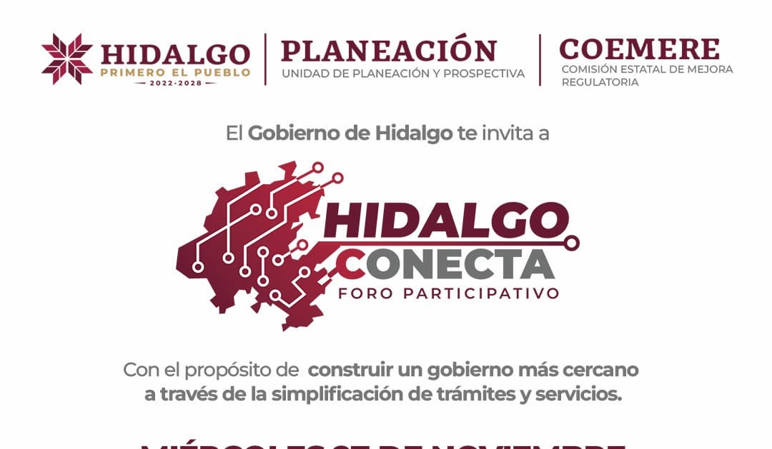 Gobierno estatal impulsa transformación digital con el Foro: Hidalgo Conecta