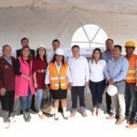 Menchaca Salazar supervisa obras de carácter social en Tezontepec de Aldama