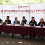 Gabinete de Seguridad estatal atiende a población de la región Tula-Tepeji