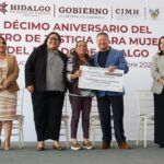Conmemoran el X aniversario del Centro de Justicia para Mujeres de Hidalgo