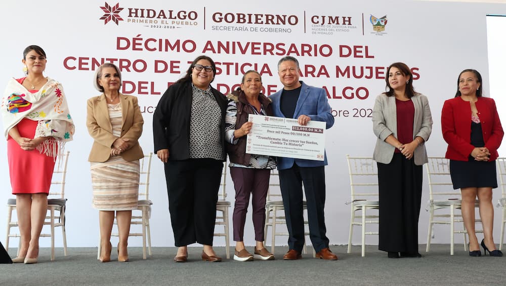 Conmemoran el X aniversario del Centro de Justicia para Mujeres de Hidalgo