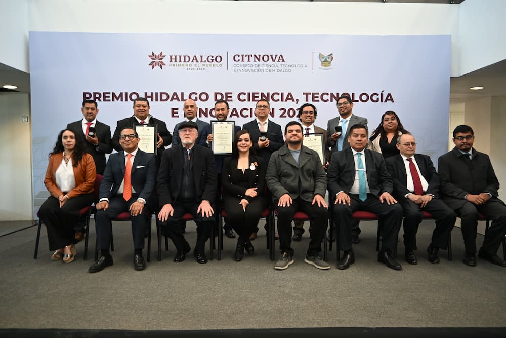 Reconocen Innovación, Ciencia y Tecnología con el Premio Hidalgo 2024