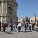 Desarrollan actividad física con baile de salón, en Pachuca