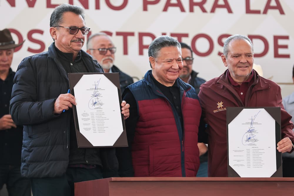 Impulsan el desarrollo del campo hidalguense con la Tecnificación de Zonas de Riego