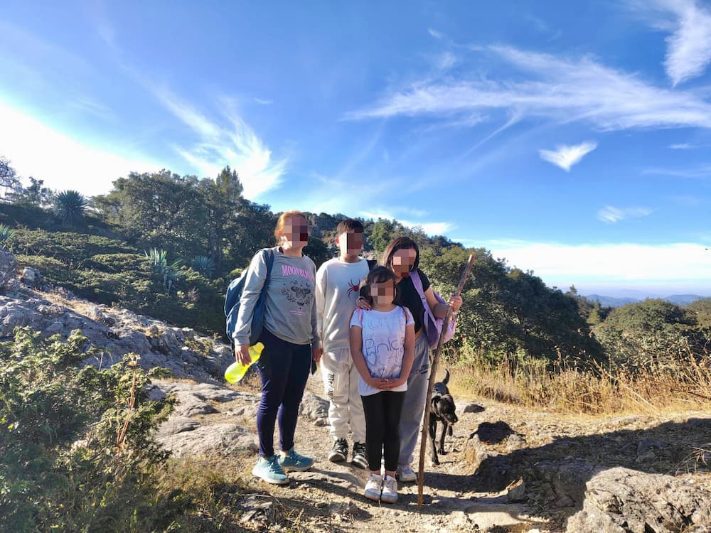 Localizan a familia que se perdió en bosque de El Chico