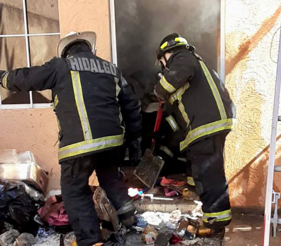 Bomberos atienden incidentes por incendio y fuga de gas en Pachuca