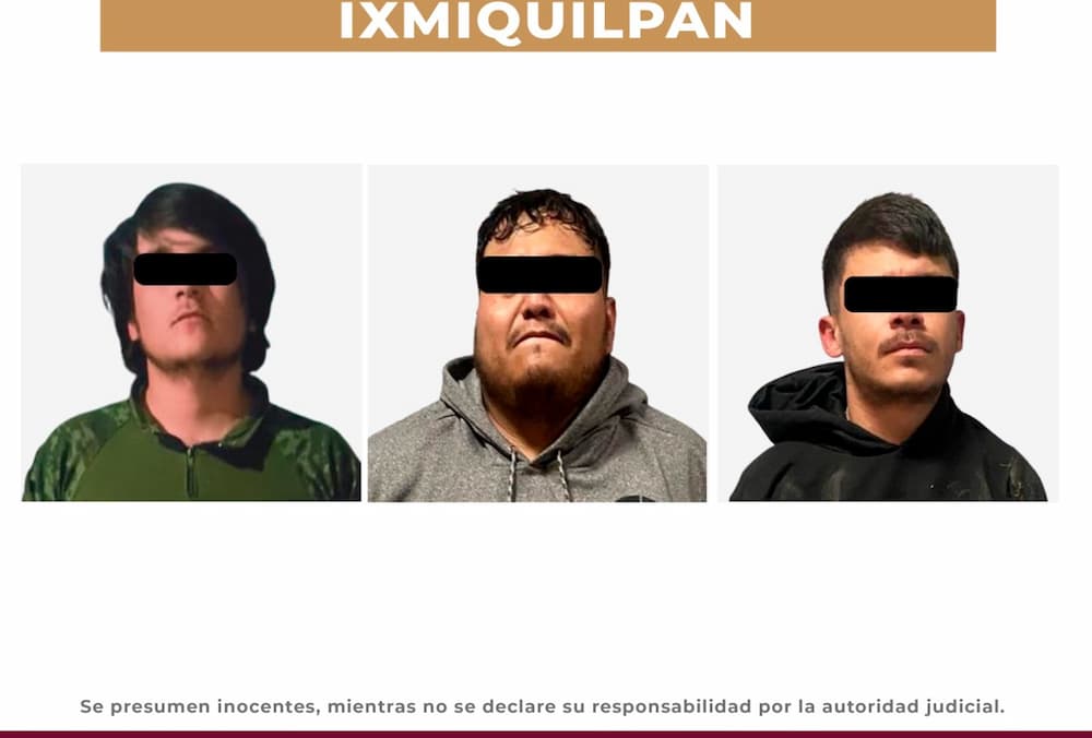 Policía Estatal asegura a grupo generador de violencia en Ixmiquilpan