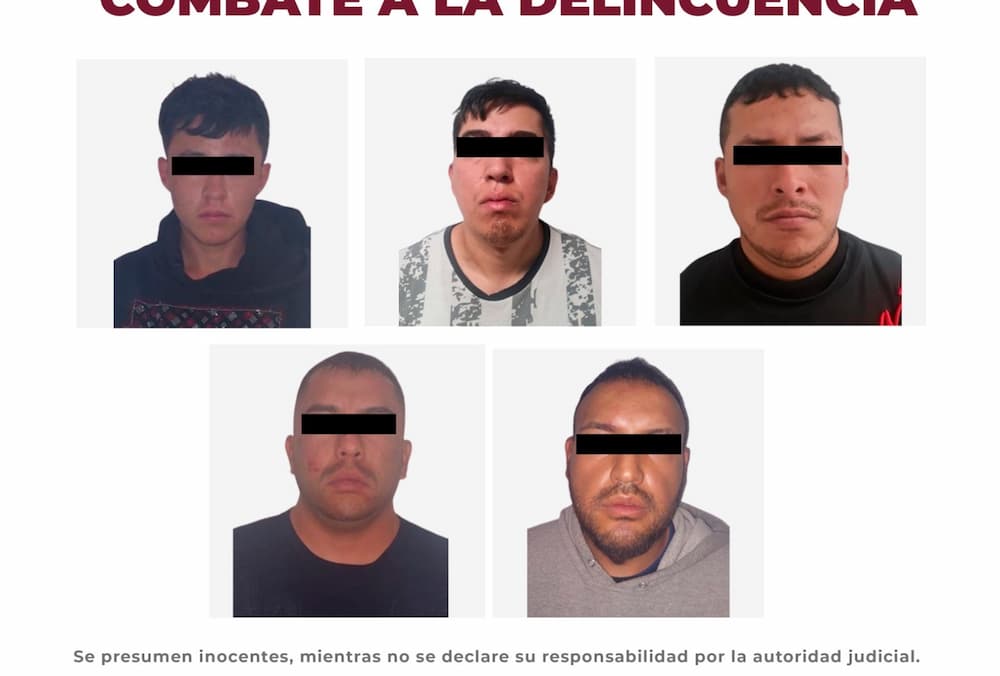 Detienen a cinco hombres con armas en Atotonilco de Tula