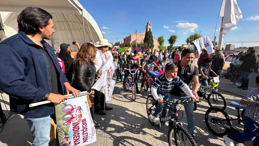 Benefician a niños de pueblos originarios con Bicicletón Indígena 2024