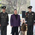 Julio Menchaca recibe al nuevo comandante de la 18/a. Zona Militar