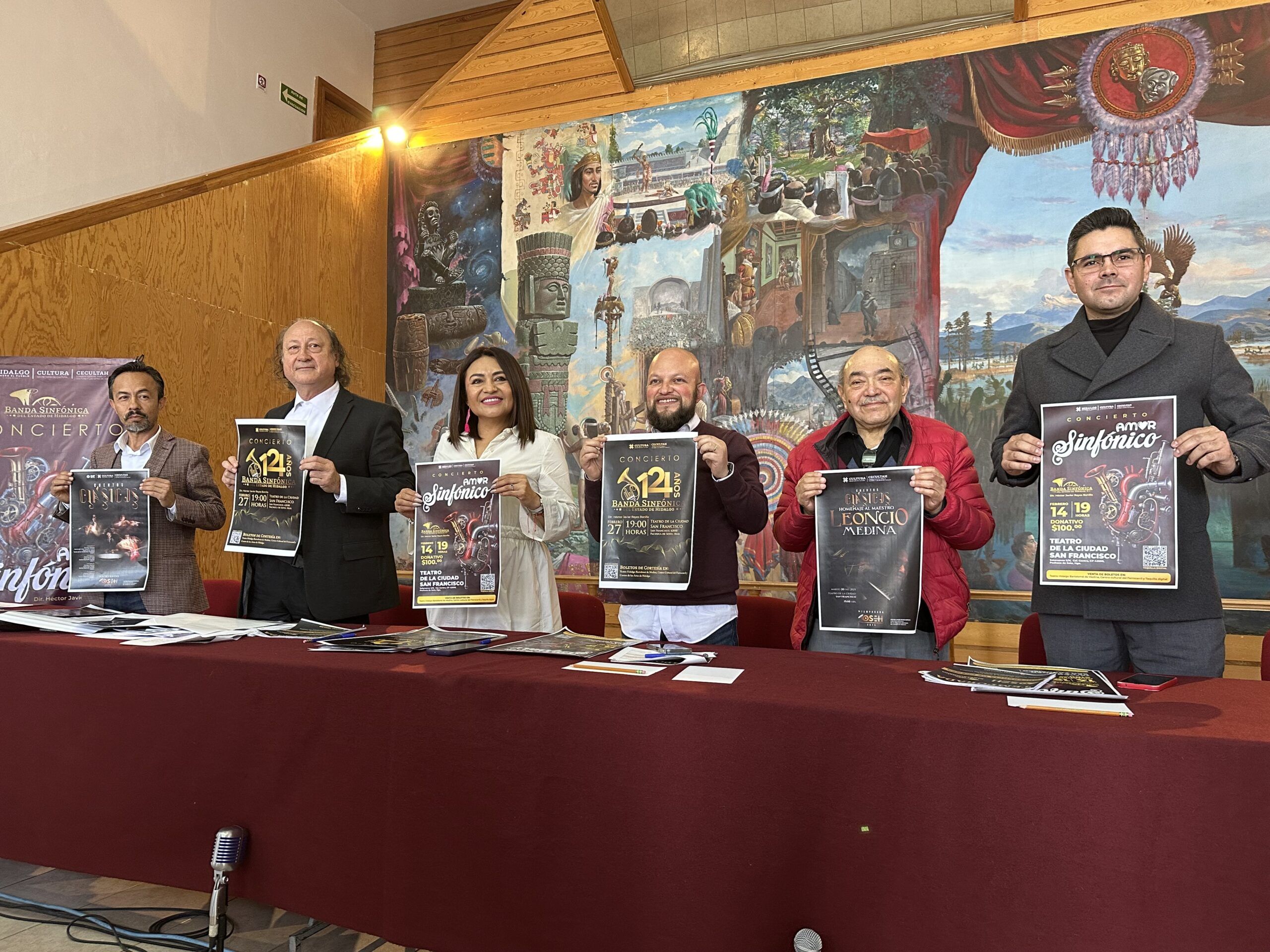 Presentan temporada 2025 de Banda y Orquesta Sinfónica de Hidalgo