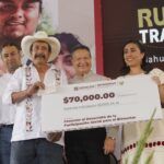 Menchaca Salazar retomará Rutas de la Transformación en Tolcayuca