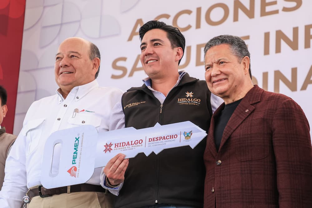 Gobierno de Hidalgo y Pemex consolidan alianza con donación de maquinaria y Unidad Médica de Mastografía