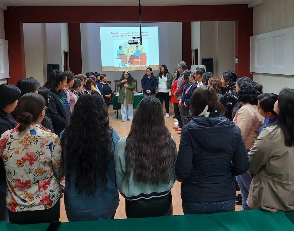 IHM brinda taller Atención de primer contacto a Instancias Municipales