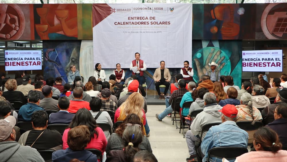 Inicia entrega de calentadores solares del programa Energía para el Bienestar