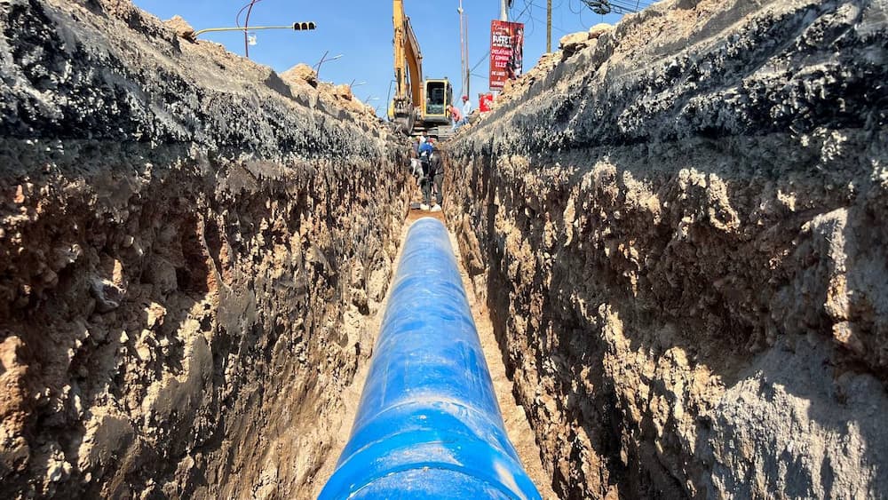 Tras modernización, inicia operación línea de conducción de agua potable