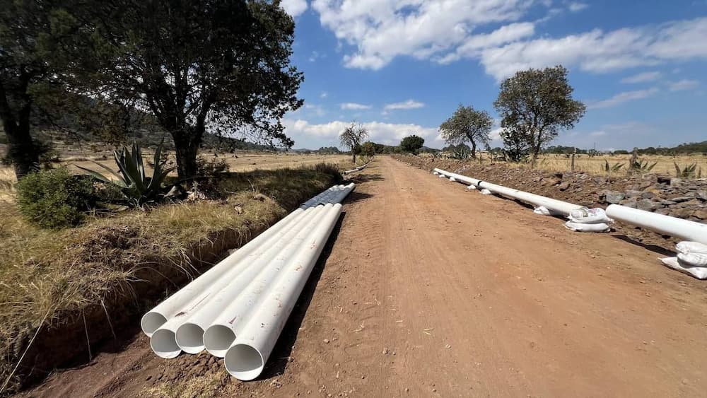 Moderniza Caasim redes de conducción de agua potable en Singuilucan