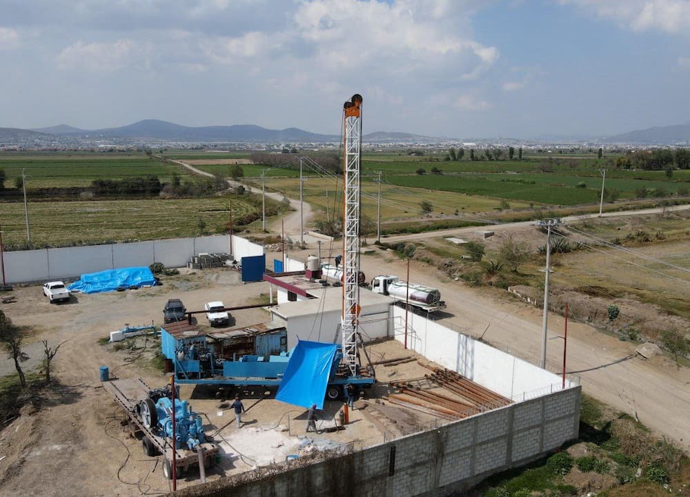 Perforan un nuevo pozo de agua en Mineral de la Reforma