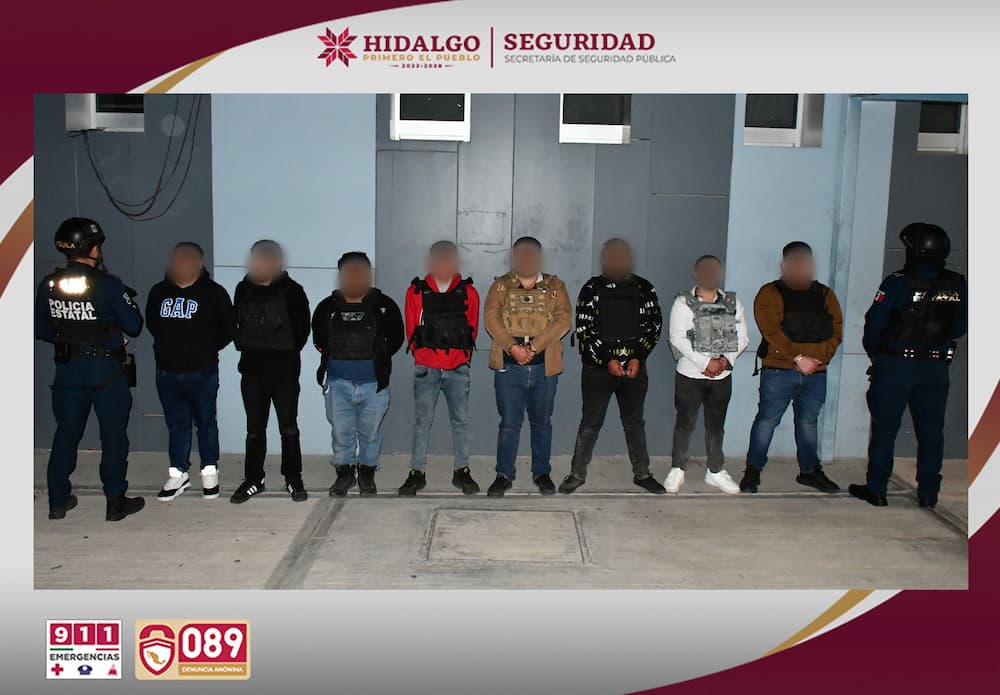 SSPH asegura célula generadora de violencia en la región de Tula
