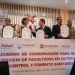 Gobierno de Hidalgo y Cofepris firman alianza para fortalecer seguridad sanitaria