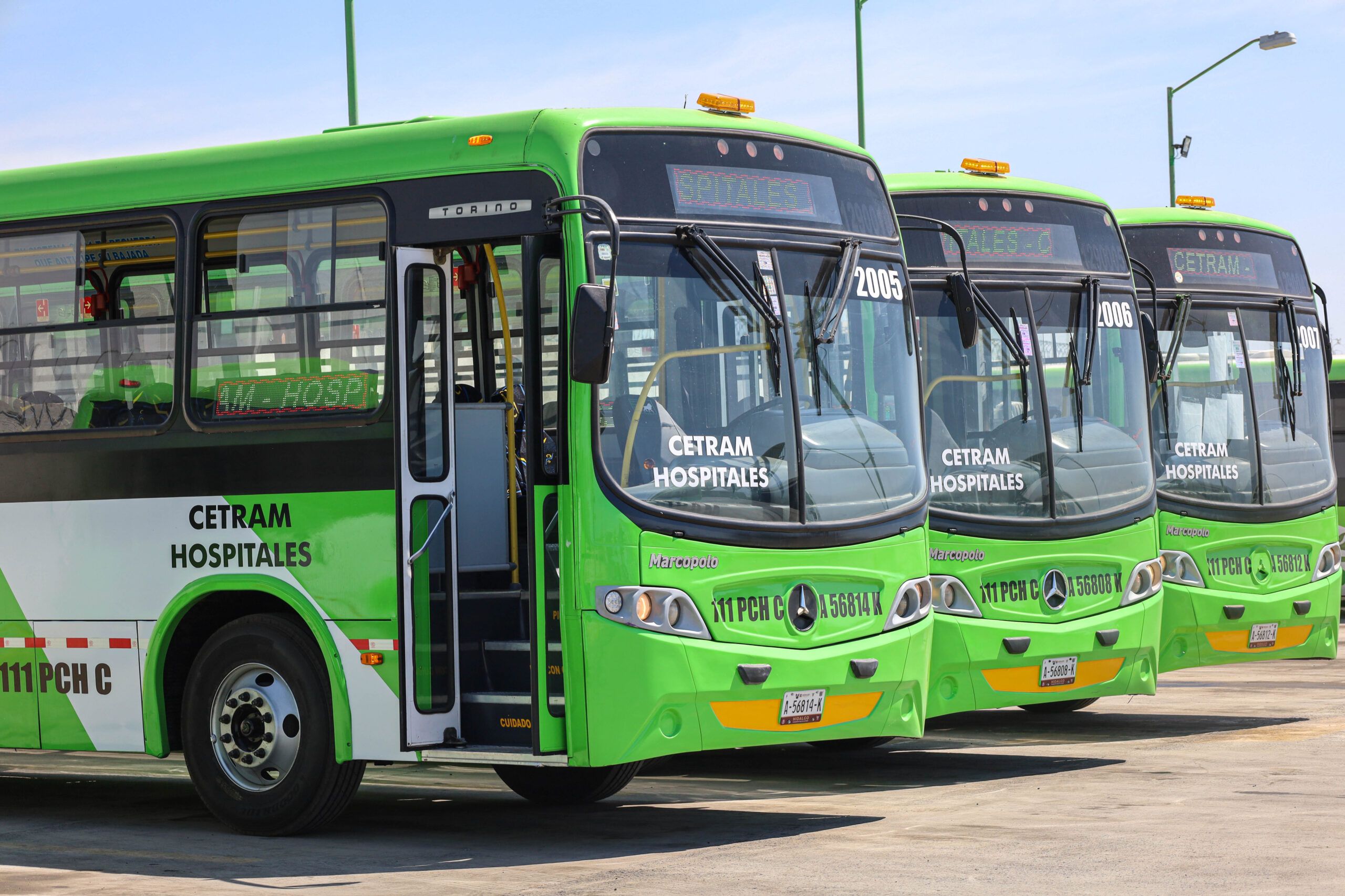 Incorporan 10 autobuses a ruta Téllez-Hospitales