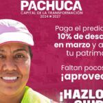 Últimos días para descuento en el predial en Pachuca