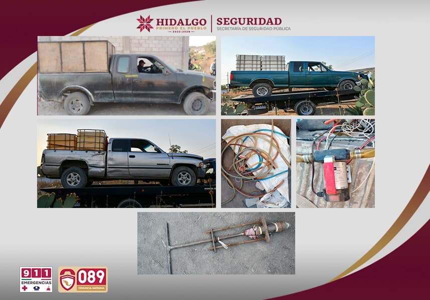 SSPH desmantela inmuebles con almacenamiento ilegal de hidrocarburo