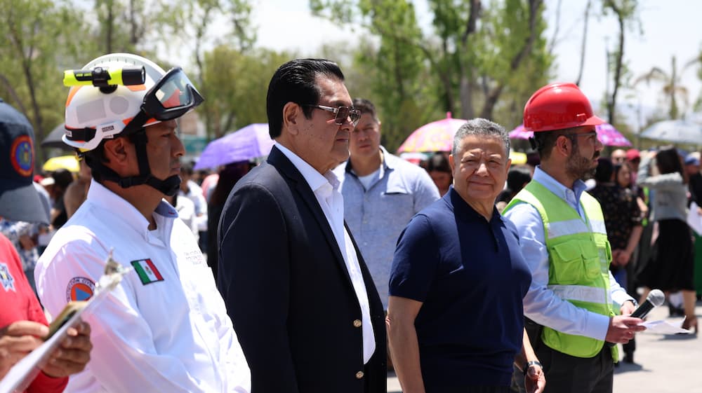 Hidalgo se suma con éxito al Primer Simulacro Nacional 2025
