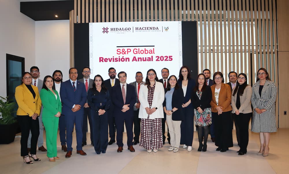 S&P Global Ratings, agencia internacional, ratifica calificación crediticia a Hidalgo