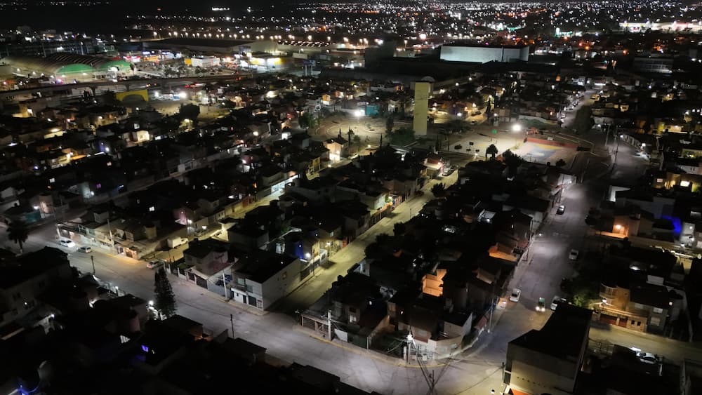 Estrena Geovillas alumbrado LED en luz blanca