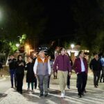 Supervisa Jorge Reyes rehabilitación del emblemático Parque Hidalgo