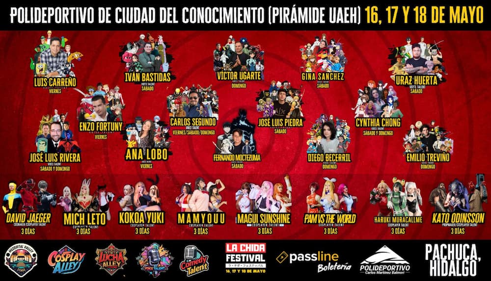 Festival La Chida: el más grande de Cultura Pop en Hidalgo