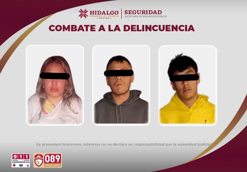 Detienen en Ixmiquilpan a agresores de autobús en Pachuca