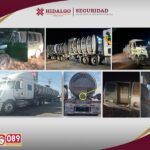 Aseguran 108 mil litros de hidrocarburo en Hidalgo; 5 detenidos