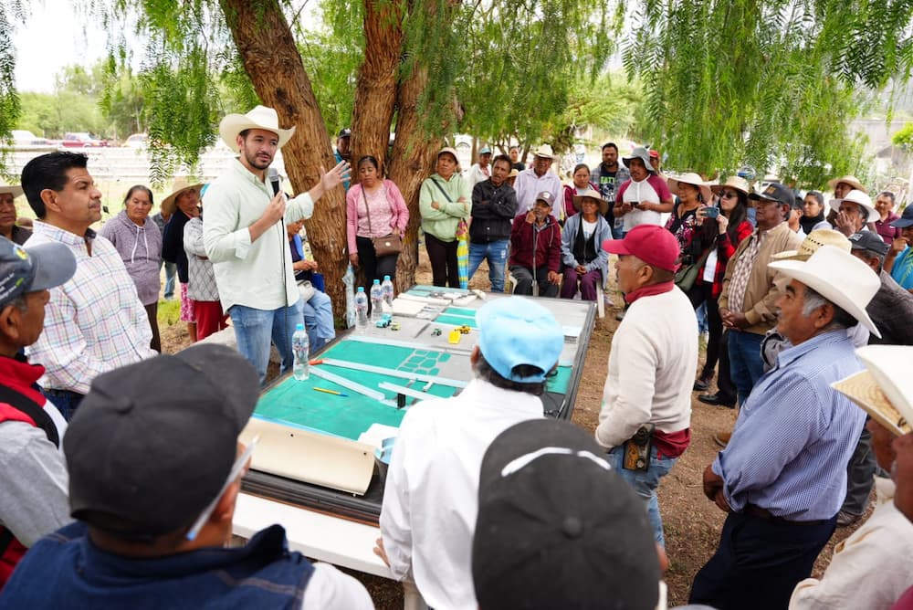 Explican programa de tecnificación de riego agrícola en el Valle del Mezquital