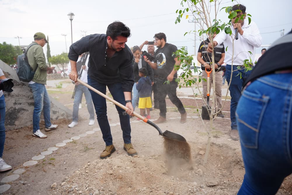 Siembran 340 árboles en espacios públicos de Tizayuca