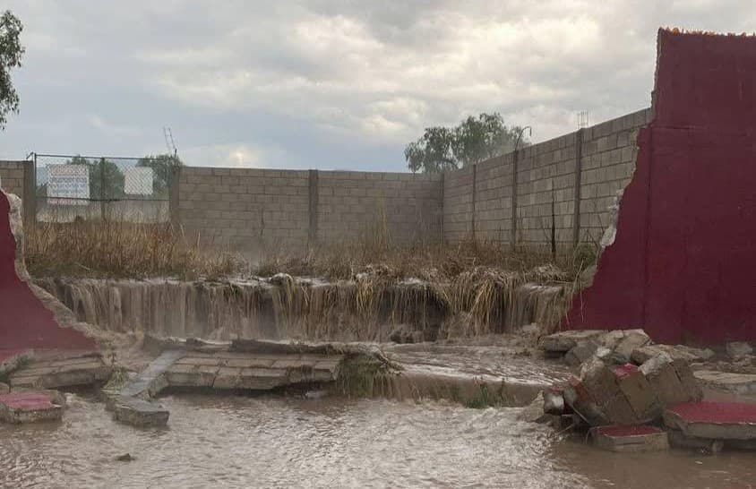 Deja lluvia daños en puntos de Zona Metropolitana de Pachuca