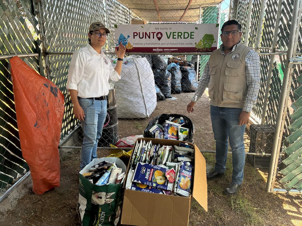 Creará Pachuca más Puntos Verdes para promover el reciclaje