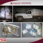 Detienen a hombre por llevar hidrocarburo y droga, en Nopancalco