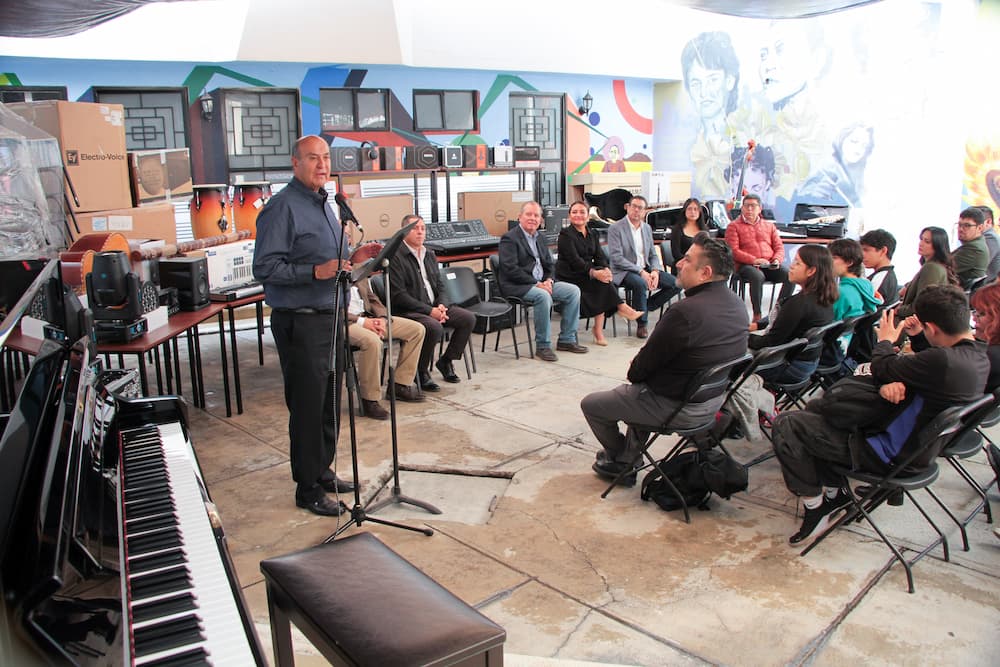 Escuela de Música del Estado de Hidalgo recibe inversión por casi 5 millones de pesos